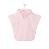 Poncho de rizo Rus MS Rosa