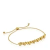 Pulsera cadena con baño de oro 18 kt sobre plata y detalle Bold Bear