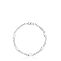 Pulsera cadena de plata y motivos oso Sweet Dolls