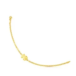 Pulsera cadena oso de oro amarillo Sweet Dolls