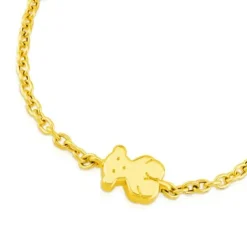 Pulsera cadena oso de oro amarillo Sweet Dolls