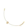 Pulsera cadena oso triple con baño de oro 18 kt sobre plata Bickie