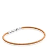 Pulsera de acero IP naranja 17 cm Mesh Tube