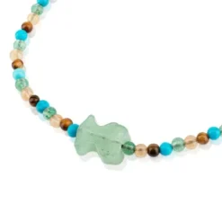 Pulsera de gemas multicolor motivo oso Tibet