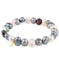 Pulsera de oro y perlas cultivadas barrocas Sweet Dolls