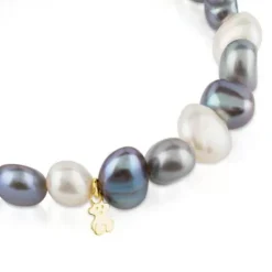 Pulsera de oro y perlas cultivadas barrocas Sweet Dolls