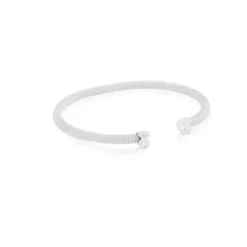 Pulsera de plata motivo oso Icon Mesh