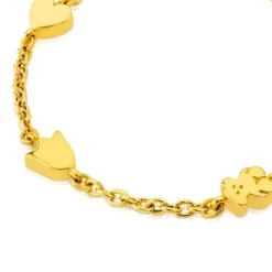 Pulsera formas de oro Sweet Dolls