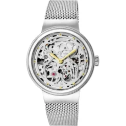 Reloj analógico automático Rond de acero