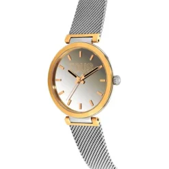 Reloj analógico con brazalete de acero y caja de aluminio en color IPG dorado TOUS S-Mesh Mirror