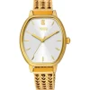 Reloj analógico Osier de acero IP dorado