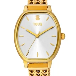 Reloj analógico Osier de acero IP dorado