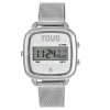 Reloj digital con brazalete de acero D-Logo New