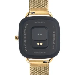 Reloj smartwatch con brazalete de acero IPG dorado D-Connect
