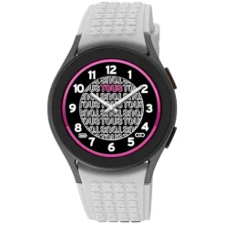 Reloj smartwatch Samsung Galaxy Watch 5 X TOUS de Aluminio IP gris con correa de silicona gris
