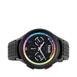 Reloj smartwatch Samsung Galaxy Watch 5 Pro X TOUS de Titanio negro con correa de silicona negra