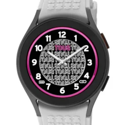 Reloj smartwatch Samsung Galaxy Watch 5 X TOUS de Aluminio IP gris con correa de silicona gris