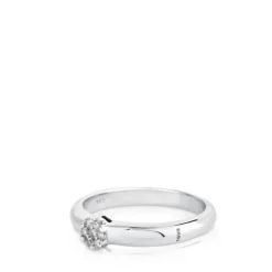 Solitario de oro blanco con diamantes TOUS Diamonds