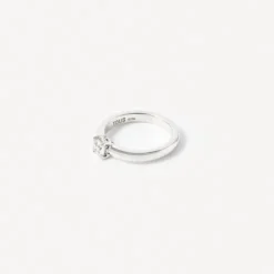 Solitario de oro blanco con diamante TOUS ATELIER UNIQUE PIECES