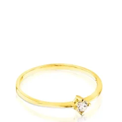 Solitario de oro con diamante TOUS Brillants