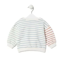 Sudadera a rayas con Bold Bear Casual único
