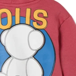 Sudadera con capucha Bold Bear Casual granate