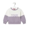 Sudadera logo TOUS Casual lila