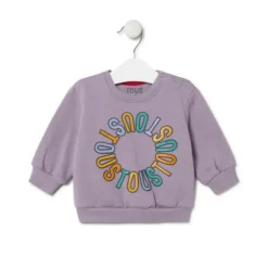 Sudadera logo TOUS circular Casual lila