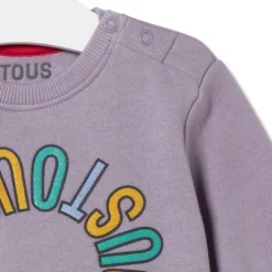 Sudadera logo TOUS circular Casual lila
