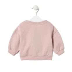 Sudadera osos,corazones y flores Casual rosa