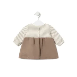 Vestido de bebé niña Classic beige