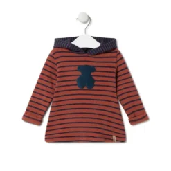 Vestido de niña con capucha Blue azul marino